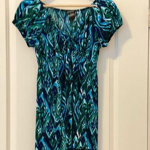 INC dress size M beautiful blues.